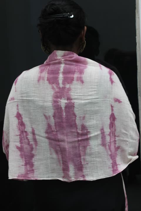 Kala Cotton Shibori Stole – Woven by Champa Siju product photo